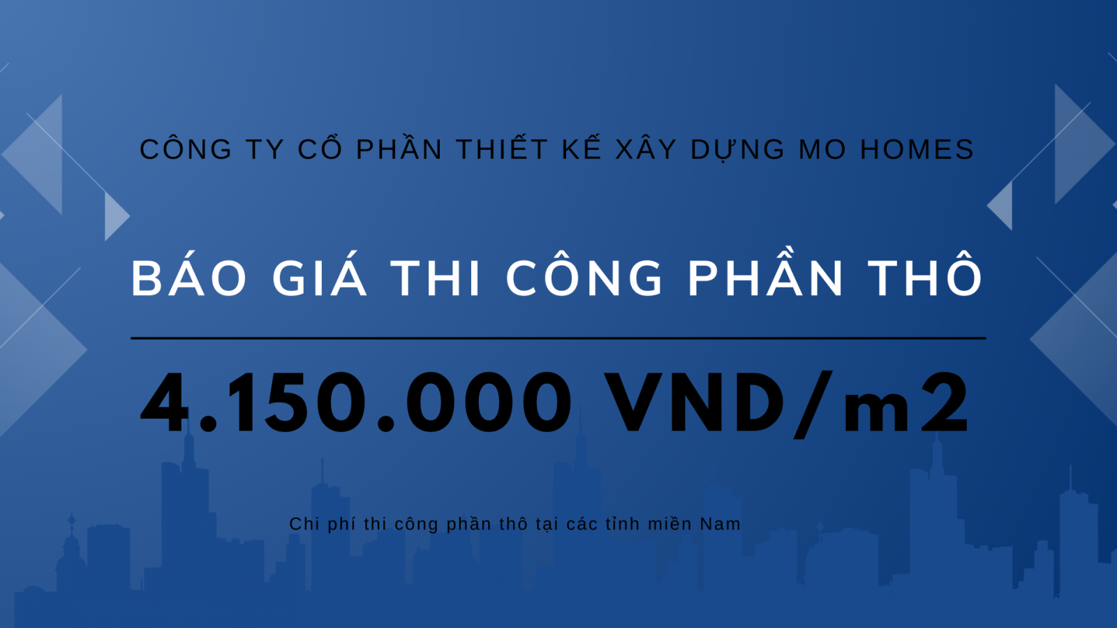 Báo giá xây dựng phần thô