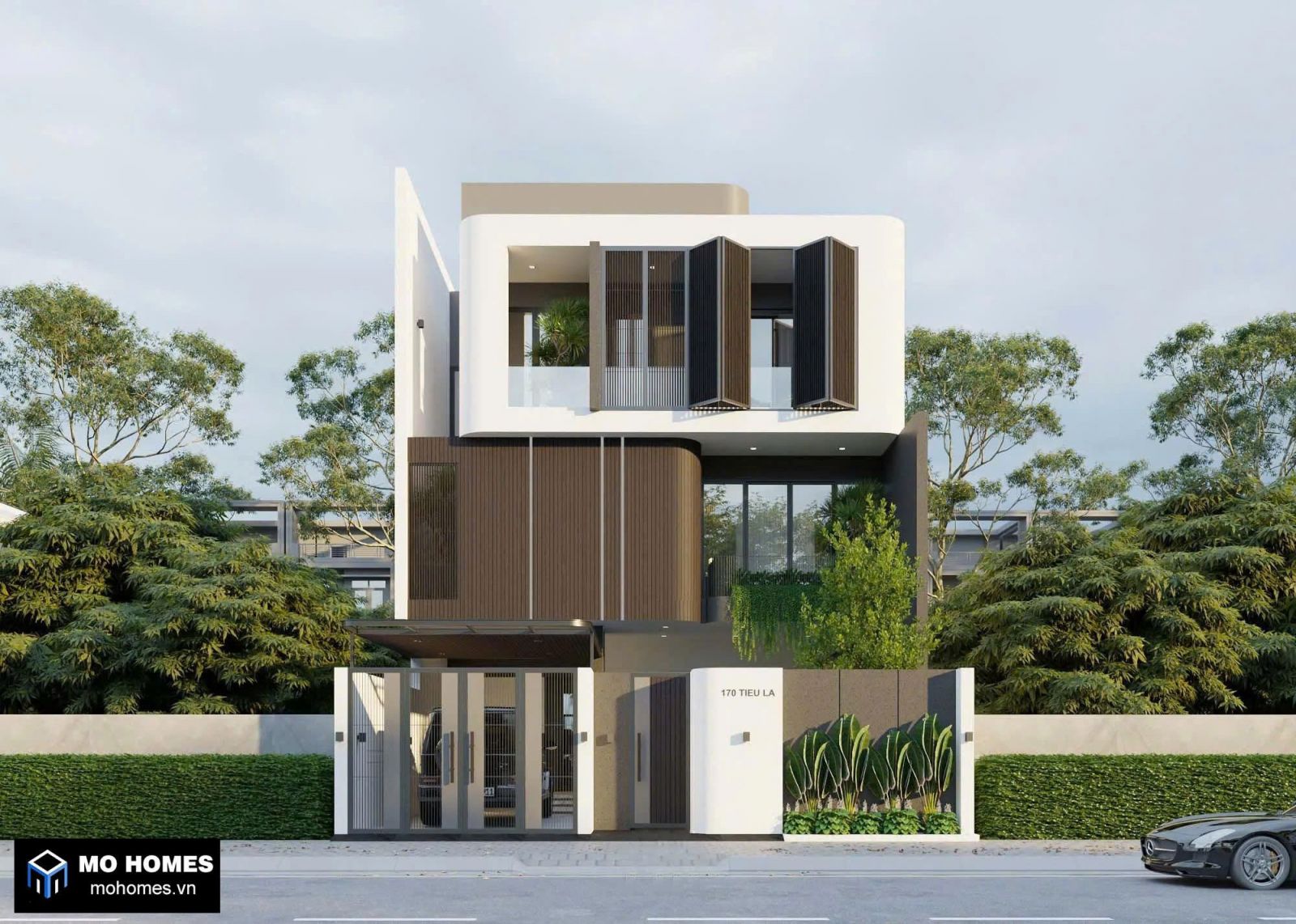 Biệt Thự 3 Tầng Hiện Đại 10x21m