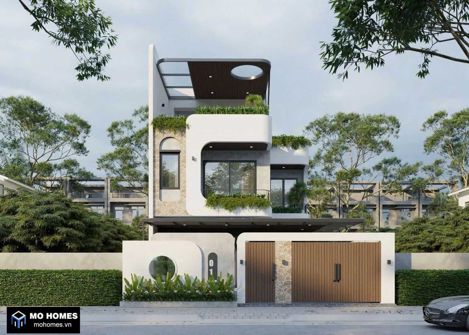 Biệt Thự 3 Tầng Hiện Đại