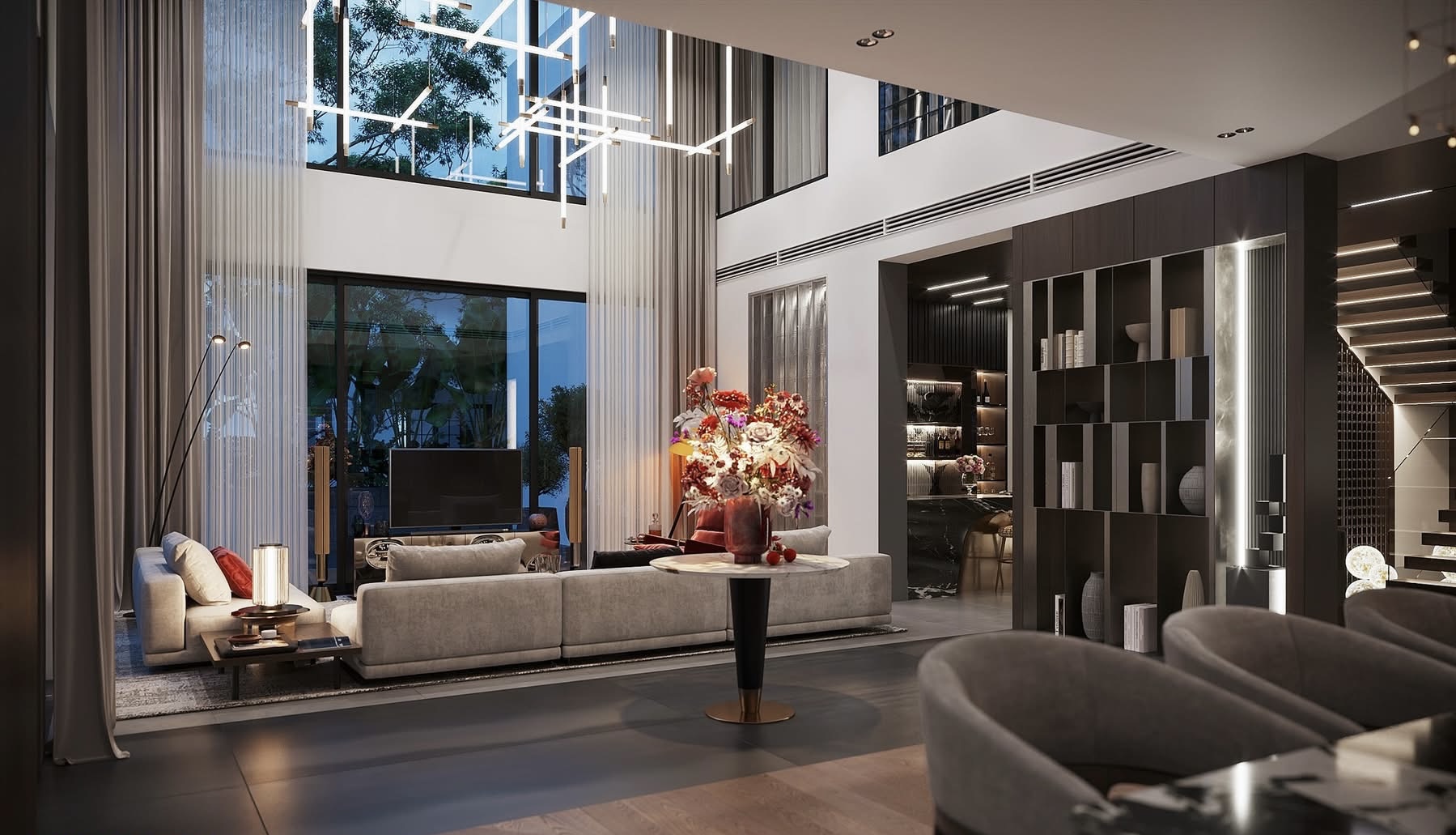 Thiết kế thi công nội thất căn hộ Elegant Duplex