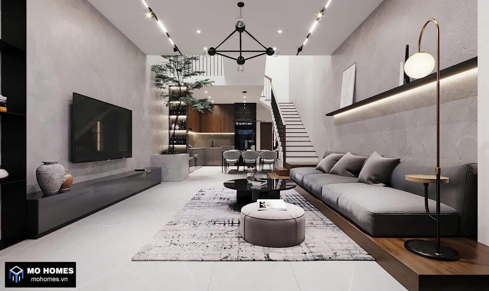 Thiết kế nội thất nhà phố Hà House