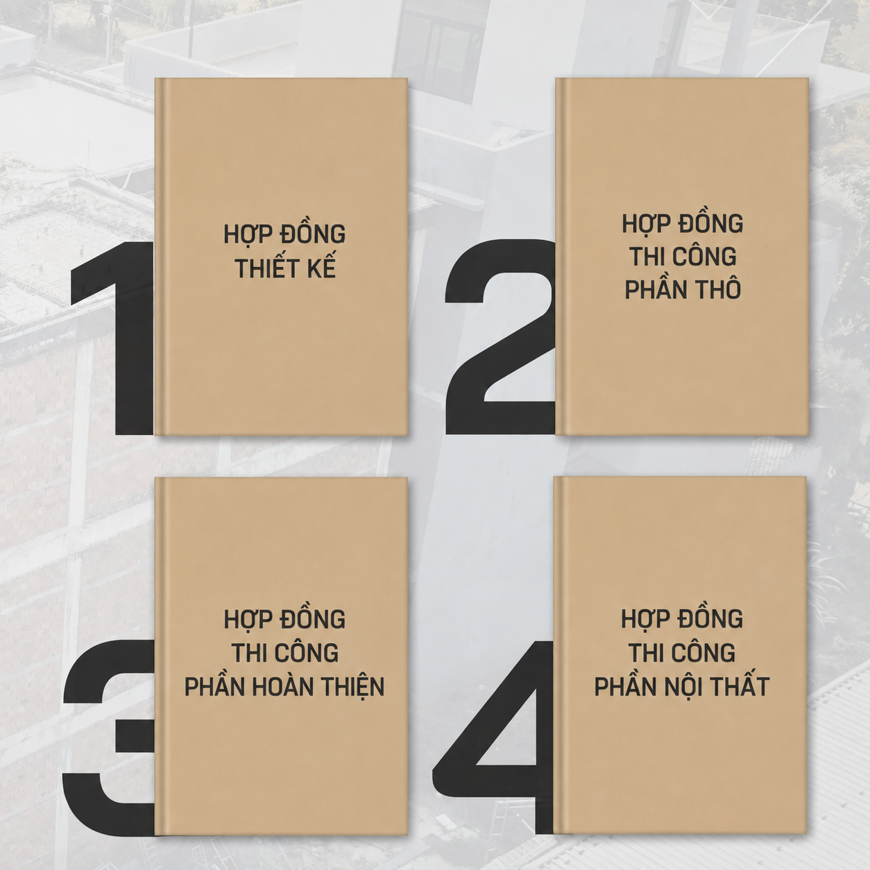 Hợp đồng trọn gói chia làm 4 hợp đồng nhỏ