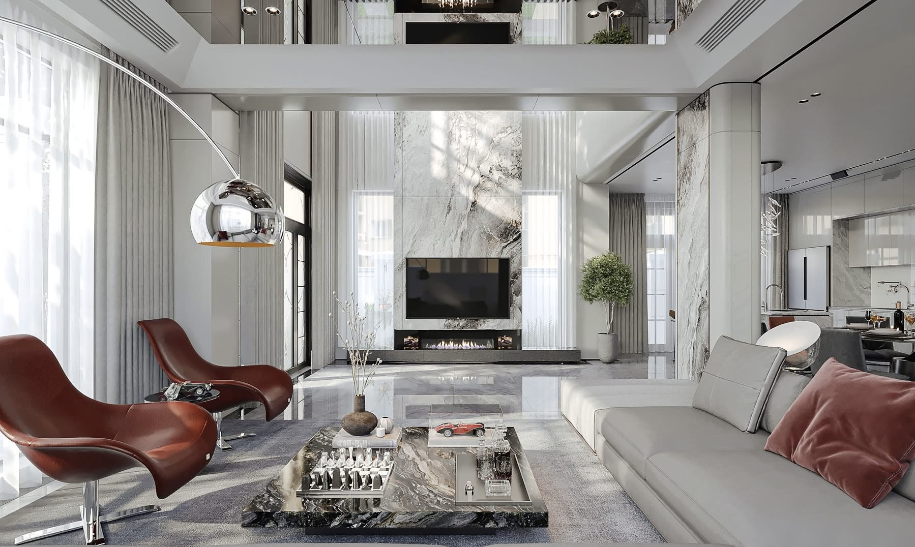 Mẫu thiết kế nội thất phòng khách 