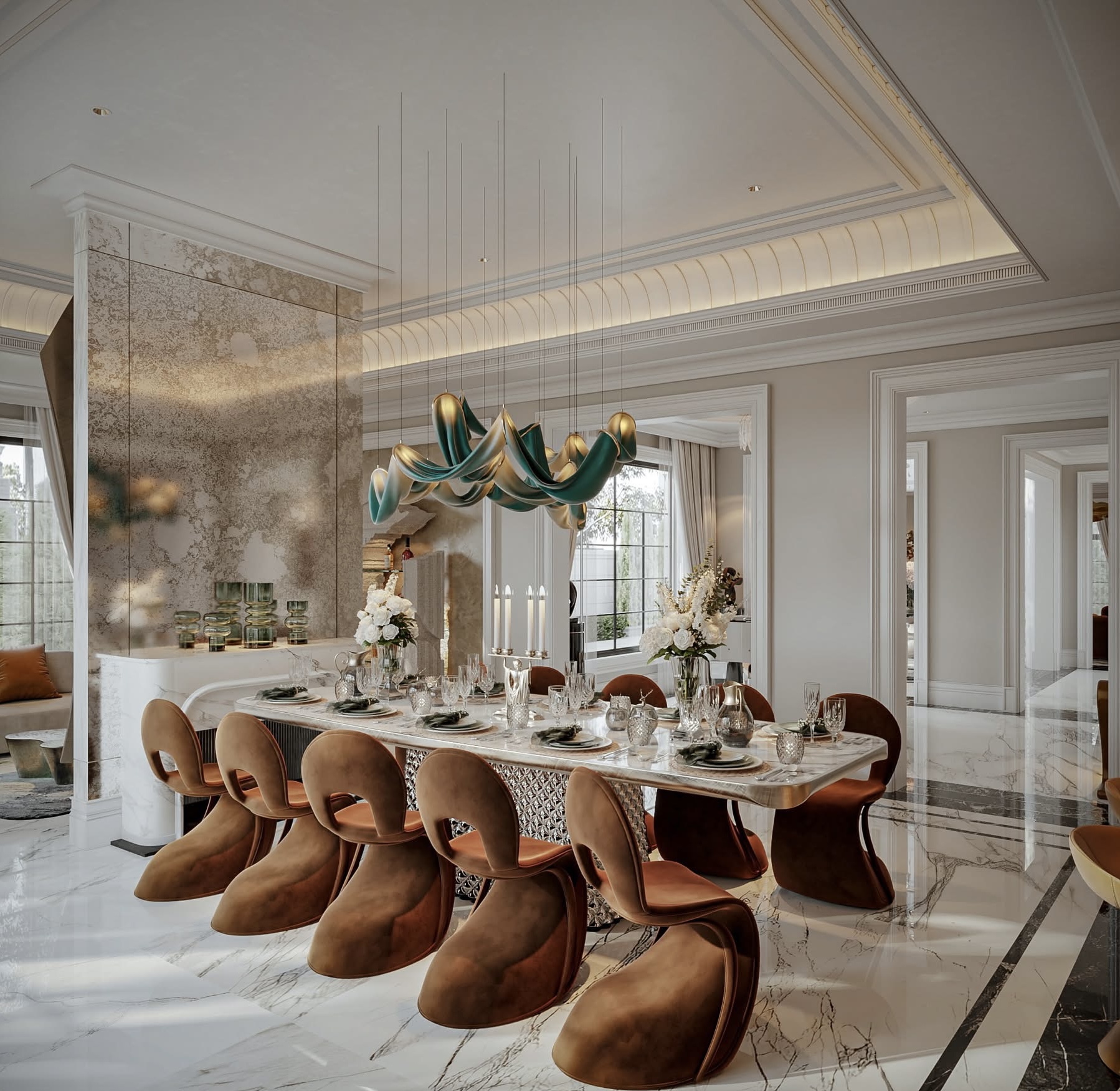 Thiết kế nội thất phòng ăn