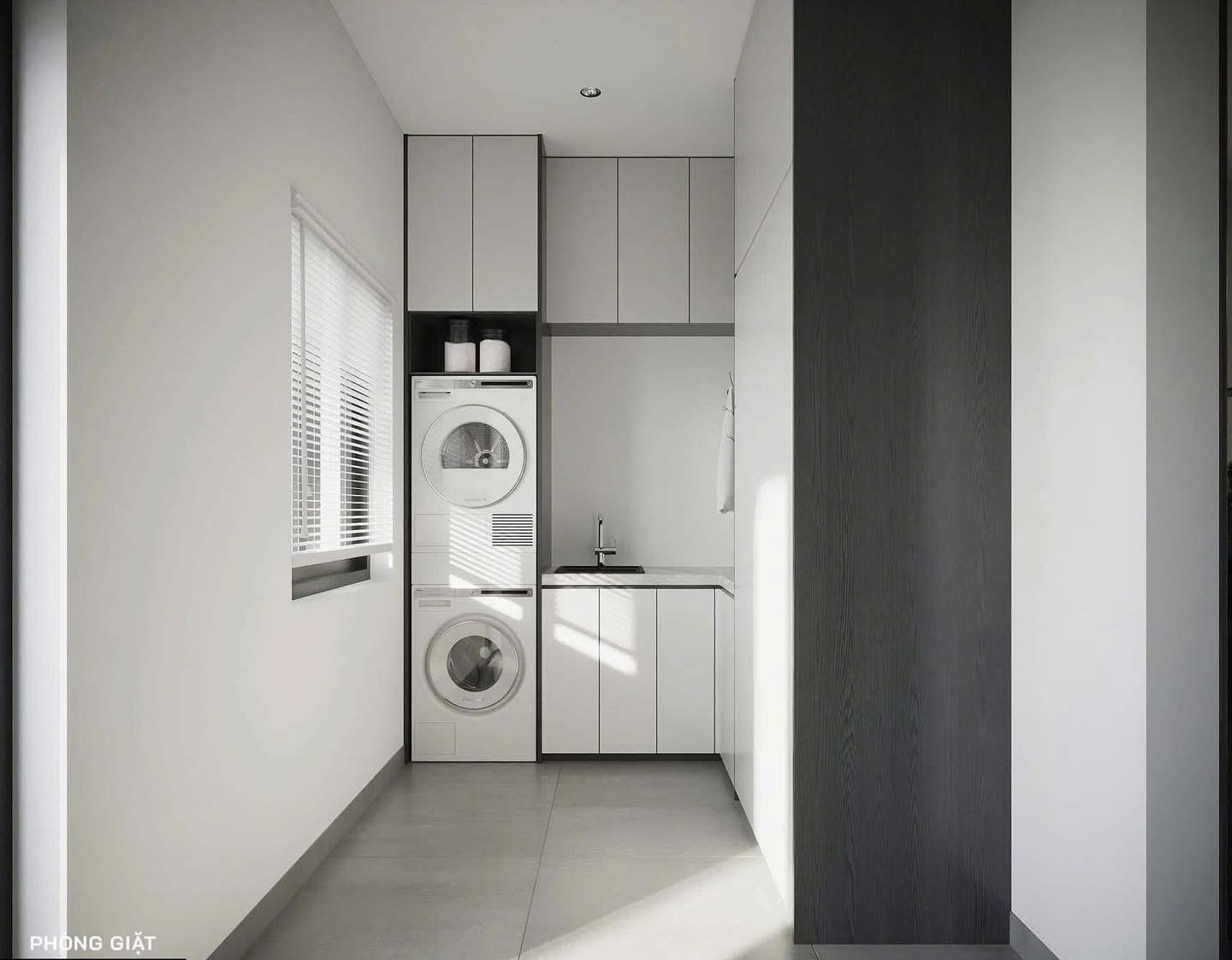 Thiết kế phòng kho & giặt