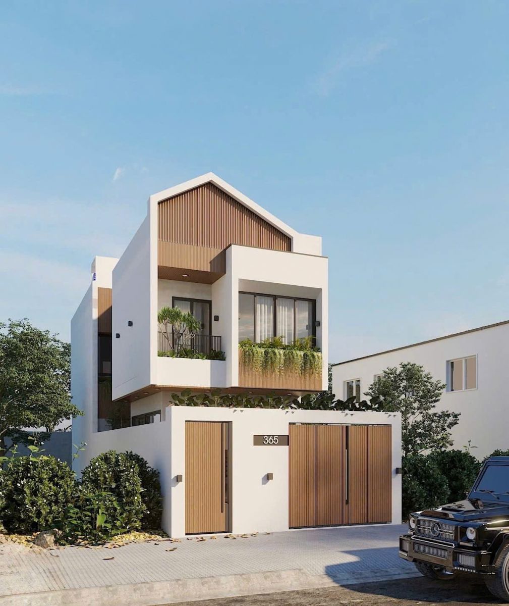 Nhà 2 tầng mặt tiền 5m đẹp