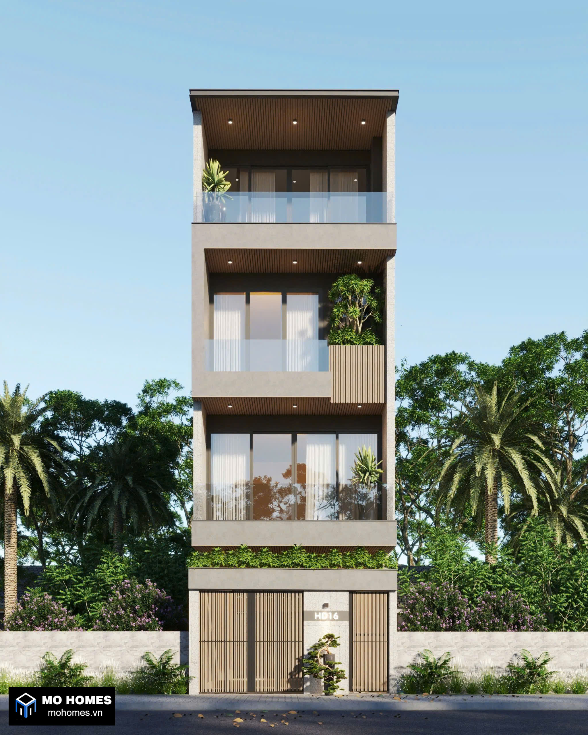 Nhà lệch tầng 5×15