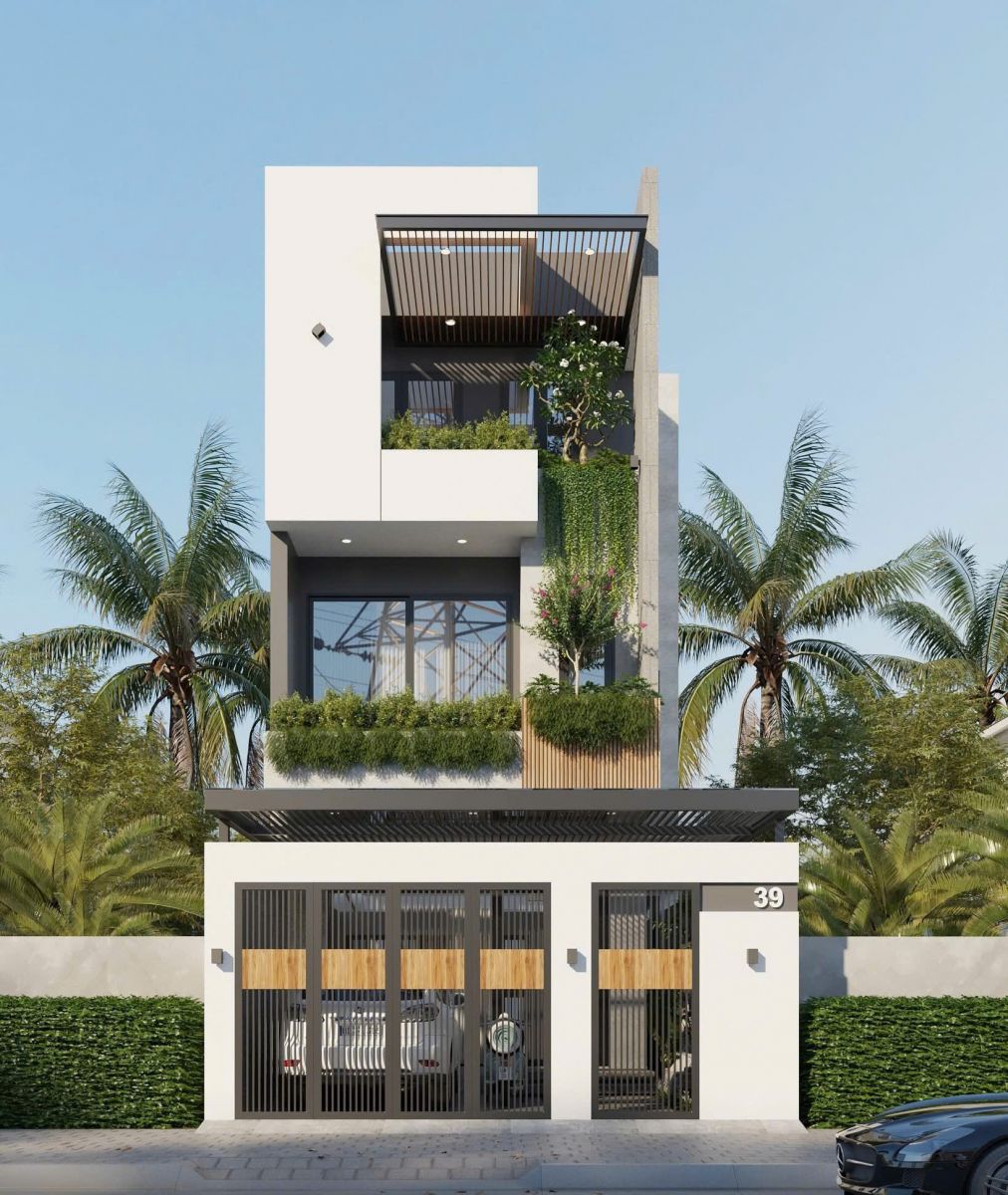 Nhà Mái Bằng 3 Tầng