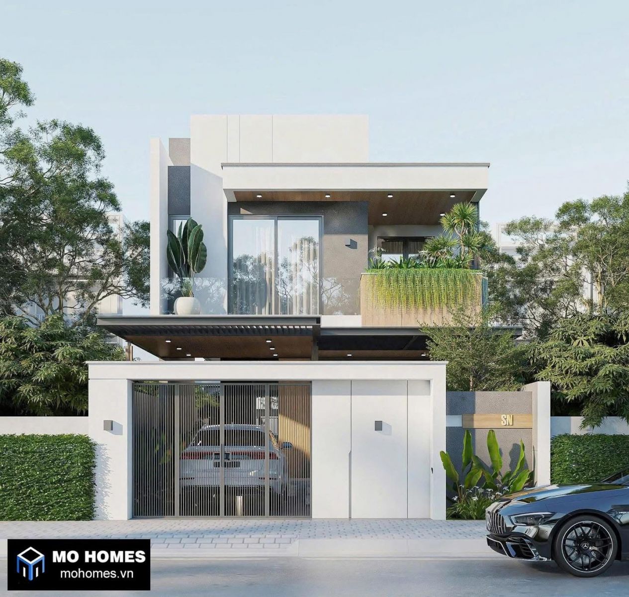 Nhà Phố 2 Tầng Hiện Đại 8x25m