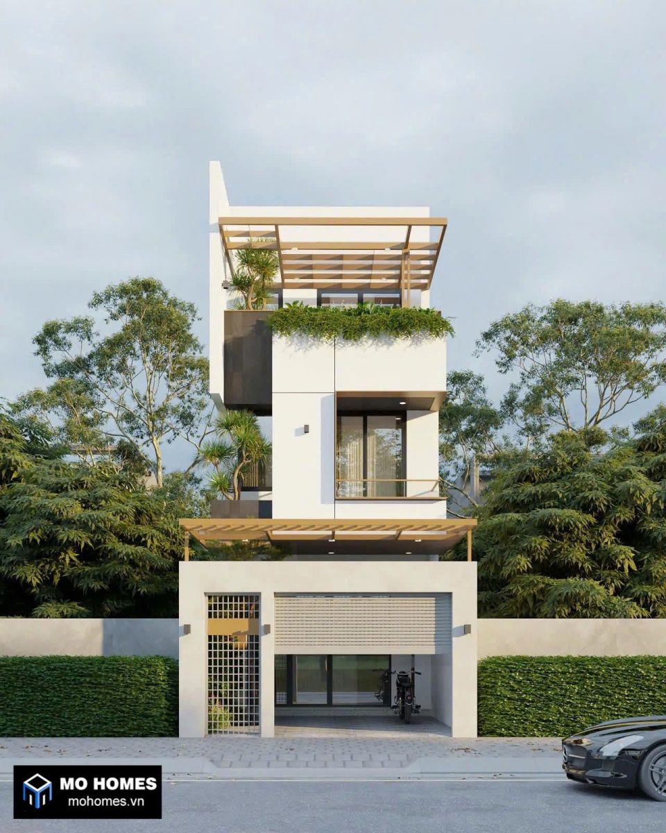 Nhà Phố 3 Tầng Hiện Đại 5x19m