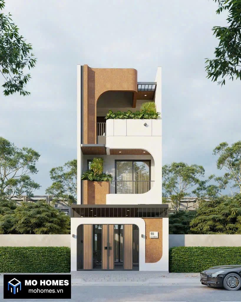 Nhà Phố 3 Tầng Hiện Đại 5x25m