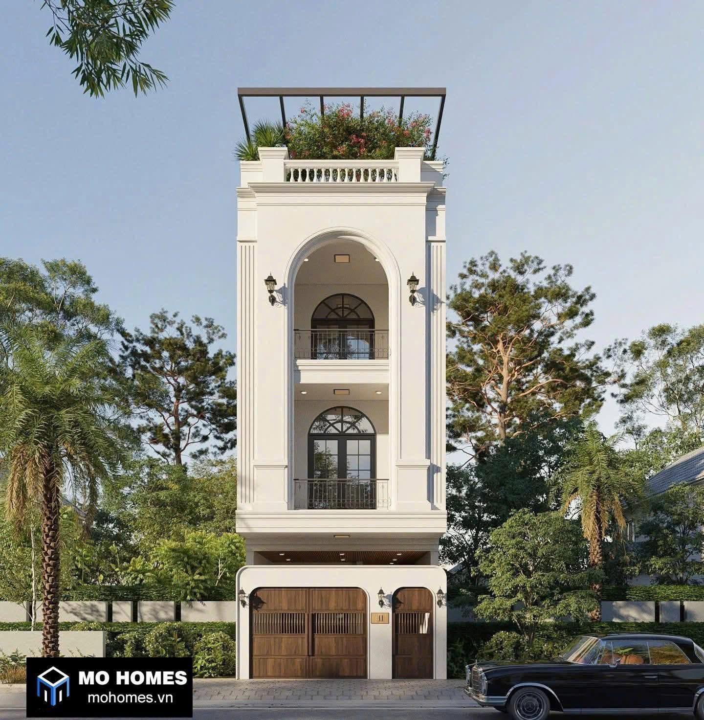 Nhà Phố 3 Tầng Tân Cổ Điển