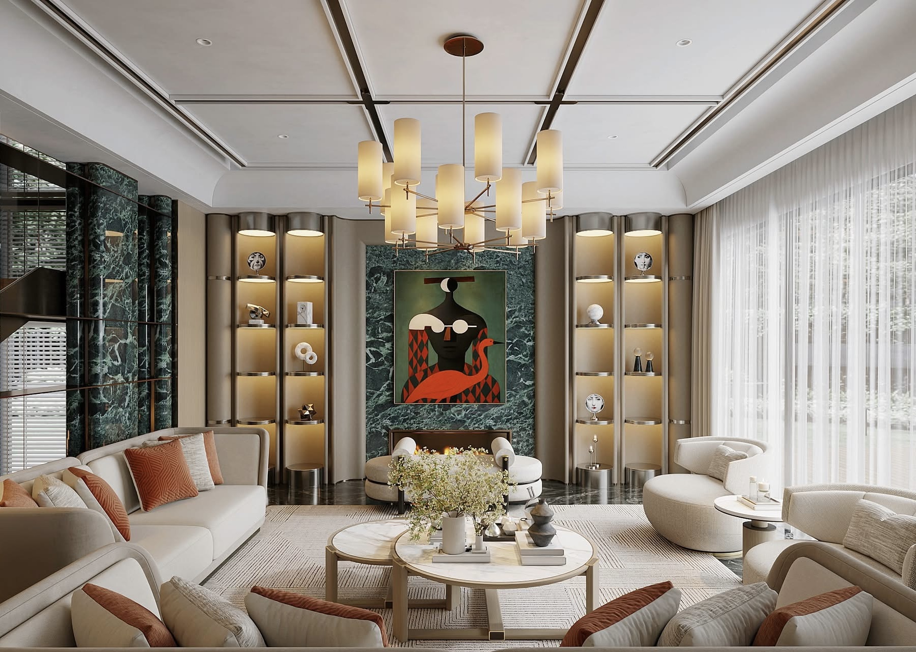 Thiết kế nội thất Thủ Thiêm Villa