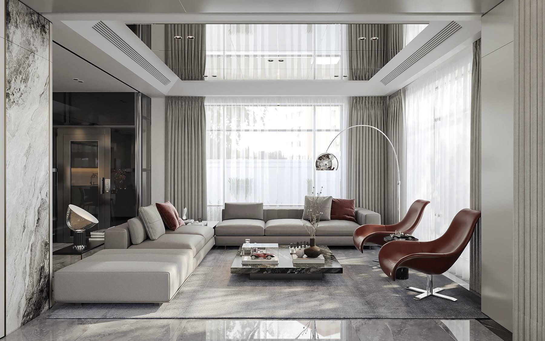 Thiết kế nội thất Thủ Thiêm Villa