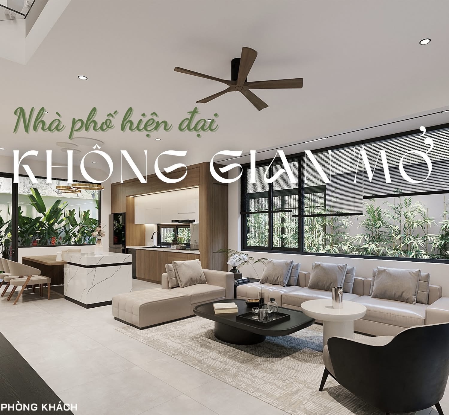 Thiết kế & thi công nội thất nhà phố Tín House