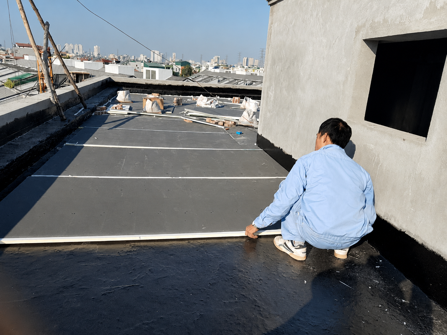 Vật liệu chống nóng mái nhà